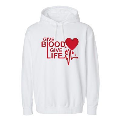 Blood Donor Month Gift Garment-Dyed Fleece Hoodie