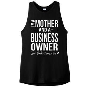 Bosses Day Mom Small Business Owner Entreprenuer Women Owned Ladies PosiCharge Tri-Blend Wicking Tank