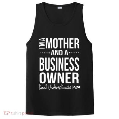 Bosses Day Mom Small Business Owner Entreprenuer Women Owned PosiCharge Competitor Tank
