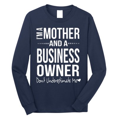 Bosses Day Mom Small Business Owner Entreprenuer Women Owned Long Sleeve Shirt