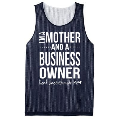 Bosses Day Mom Small Business Owner Entreprenuer Women Owned Mesh Reversible Basketball Jersey Tank