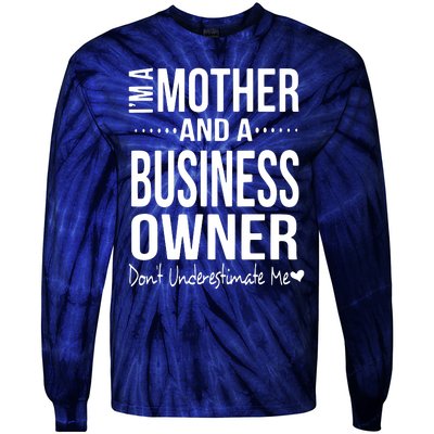 Bosses Day Mom Small Business Owner Entreprenuer Women Owned Tie-Dye Long Sleeve Shirt