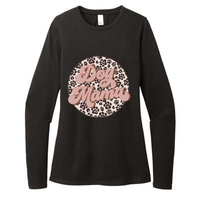 Bleached Dog Mama Leopard And Boho Mom Life Mothers Day Gift Womens CVC Long Sleeve Shirt