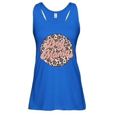 Bleached Dog Mama Leopard And Boho Mom Life Mothers Day Gift Ladies Essential Flowy Tank