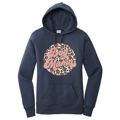 Bleached Dog Mama Leopard And Boho Mom Life Mothers Day Gift Women's Pullover Hoodie