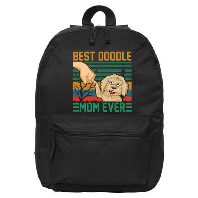Best Doodle Mom Ever 16 in Basic Backpack