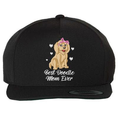 Best Doodle Mom Ever Wool Snapback Cap