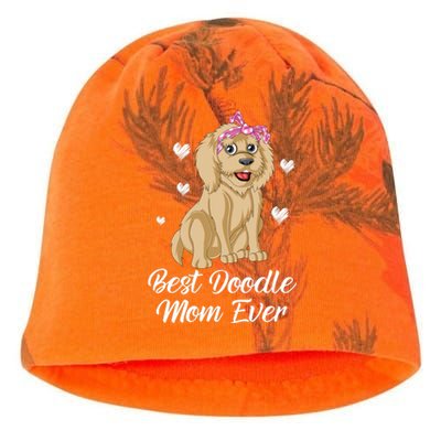 Best Doodle Mom Ever Kati - Camo Knit Beanie