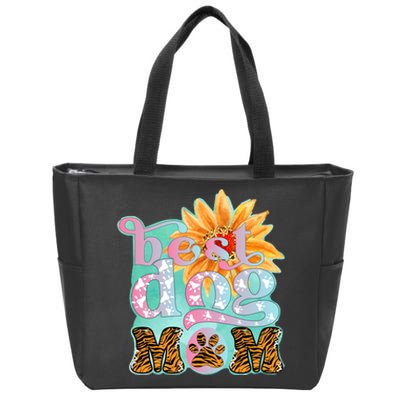 Best Dog Mom Ever Zip Tote Bag