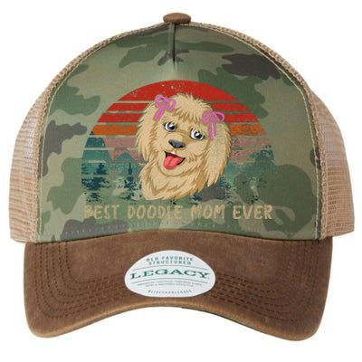 Best Doodle Mom Ever Legacy Tie Dye Trucker Hat