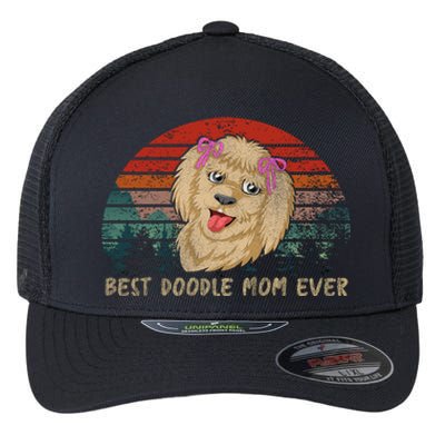 Best Doodle Mom Ever Flexfit Unipanel Trucker Cap