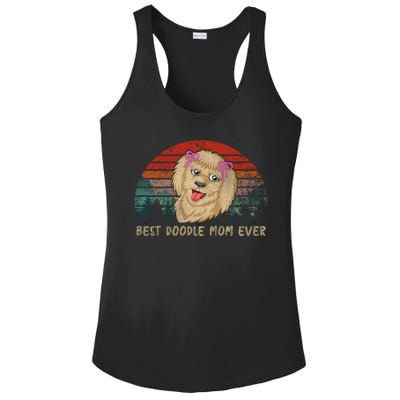 Best Doodle Mom Ever Ladies PosiCharge Competitor Racerback Tank