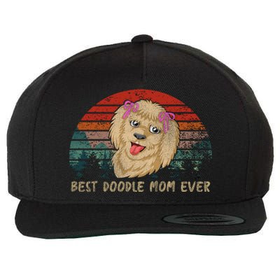 Best Doodle Mom Ever Wool Snapback Cap