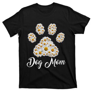 Best Dog Mom Ever Daisy Dog Paw Mother's Day T-Shirt