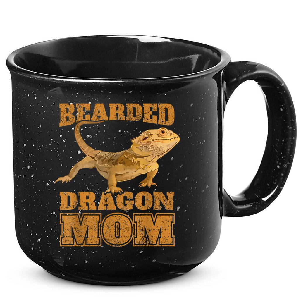 Bearded Dragon Mom 15oz Campfire Ceramic Mug