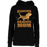 Bearded Dragon Mom Womens Funnel Neck Pullover Hood