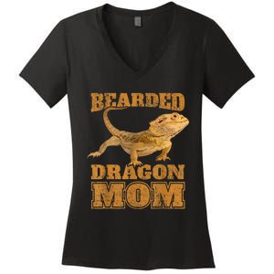 Bearded Dragon Mom Women's V-Neck T-Shirt