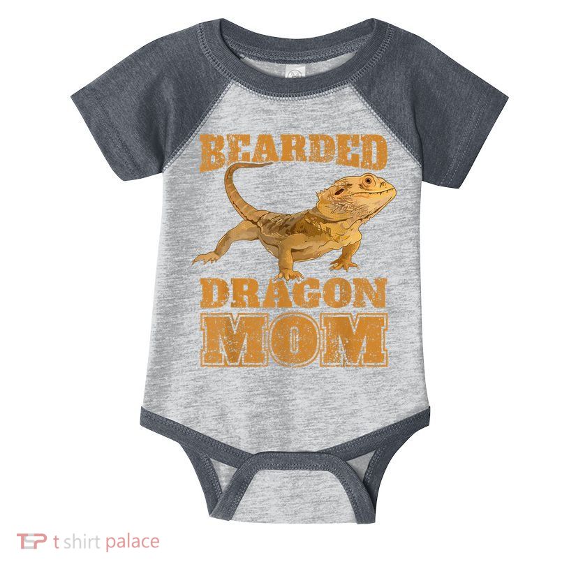 Bearded Dragon Mom Infant Baby Jersey Bodysuit