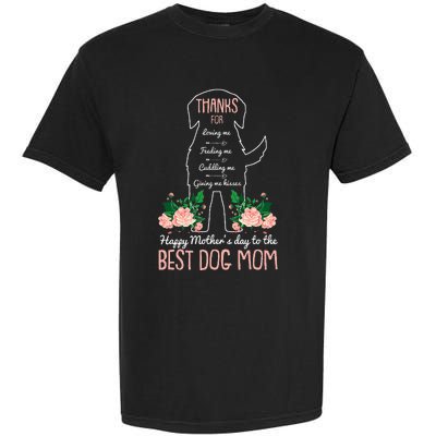 Best Dog Mom Mothers Day Cute Puppy Lover Mama Momma Mommy Garment-Dyed Heavyweight T-Shirt