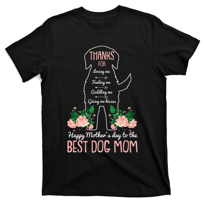 Best Dog Mom Mothers Day Cute Puppy Lover Mama Momma Mommy T-Shirt