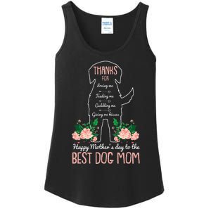 Best Dog Mom Mothers Day Cute Puppy Lover Mama Momma Mommy Ladies Essential Tank