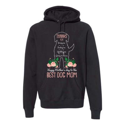 Best Dog Mom Mothers Day Cute Puppy Lover Mama Momma Mommy Premium Hoodie