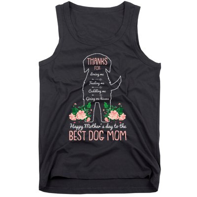 Best Dog Mom Mothers Day Cute Puppy Lover Mama Momma Mommy Tank Top