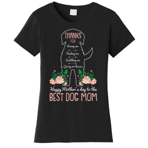 Best Dog Mom Mothers Day Cute Puppy Lover Mama Momma Mommy Women's T-Shirt