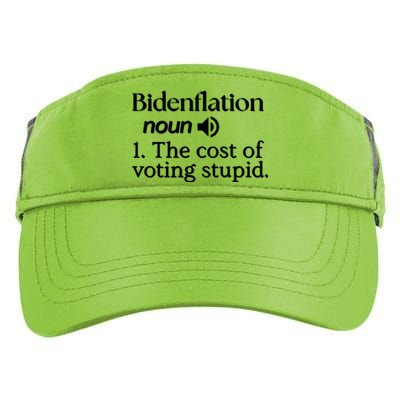 Bidenflation Definition Noun The Cost Of Voting Stupid Funny Gift Adult Drive Performance Visor