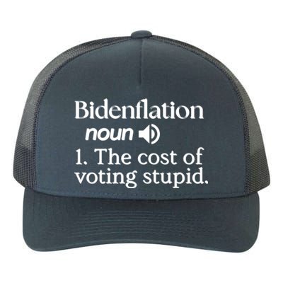 Bidenflation Definition Noun The Cost Of Voting Stupid Funny Gift Yupoong Adult 5-Panel Trucker Hat