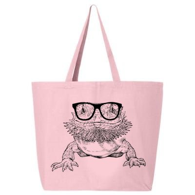 Bearded Dragon Nerdy Glasses Animal 25L Jumbo Tote