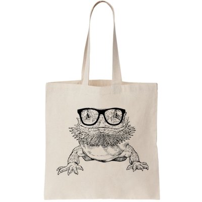 Bearded Dragon Nerdy Glasses Animal Bag