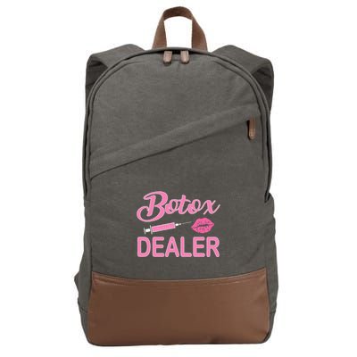 Botox Dealer Nurse Injector Aesthetic Nursing Cotton Canvas Backpack