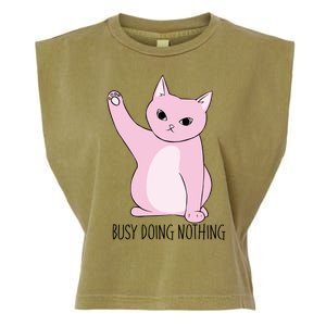 Busy Doing Nothing Garment-Dyed Women's Muscle Tee