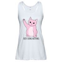 Busy Doing Nothing Ladies Essential Flowy Tank