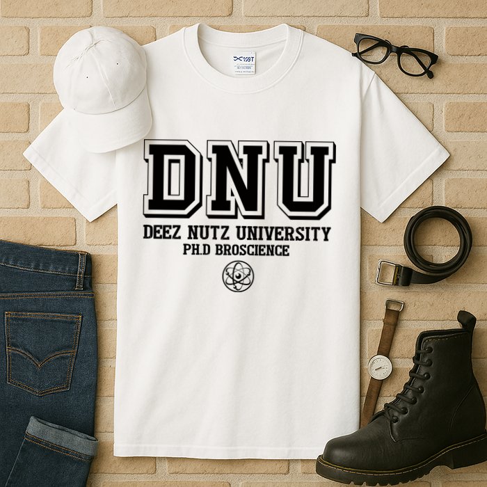 BroScience Deez Nutz University Ph. D Tall T-Shirt