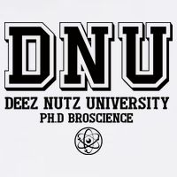 BroScience Deez Nutz University Ph. D Flat Bill Trucker Hat