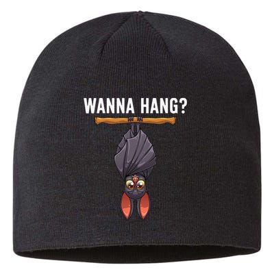 Bat Design Nocturnal Bird Bat Lovers Sustainable Beanie