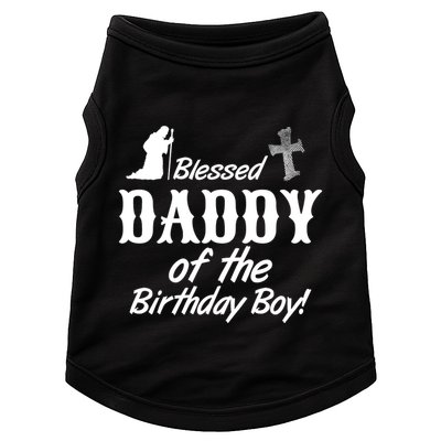 Blessed Daddy Of The Birthday Boy Doggie Tank
