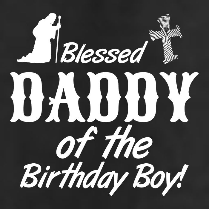 Blessed Daddy Of The Birthday Boy Adult Drive Performance Visor