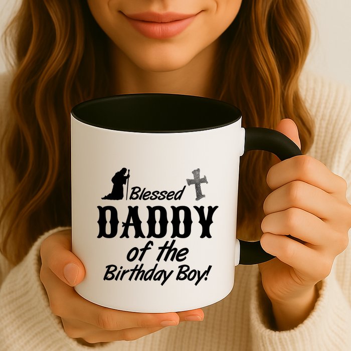 Blessed Daddy Of The Birthday Boy Mug