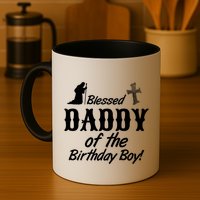 Blessed Daddy Of The Birthday Boy Mug