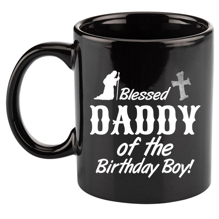 Blessed Daddy Of The Birthday Boy 11oz C Handle Ceramic Mug