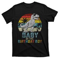 Baby Dinosaur Of The Birthday Boy Matching Family T-Shirt