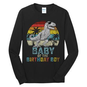 Baby Dinosaur Of The Birthday Boy Matching Family Tall Long Sleeve T-Shirt