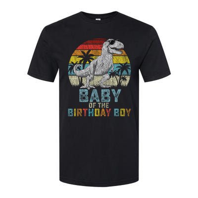 Baby Dinosaur Of The Birthday Boy Matching Family Softstyle CVC T-Shirt