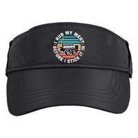 BBQ Dad Offset Smoker Pit Accessory I Rub My Meat Funny Text Adult Drive Performance Visor