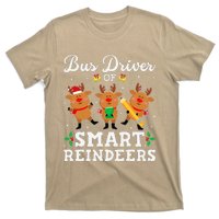 Bus Driver Of Smart Reindeers Bus Driver Christmas Ugly T-Shirt