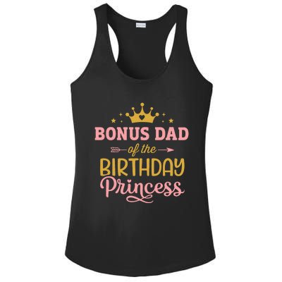 Bonus Dad Of Birthday Princess Girl Matching Family Party Ladies PosiCharge Competitor Racerback Tank