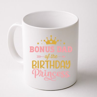 Bonus Dad Of Birthday Princess Girl Matching Family Party Coffee Mug